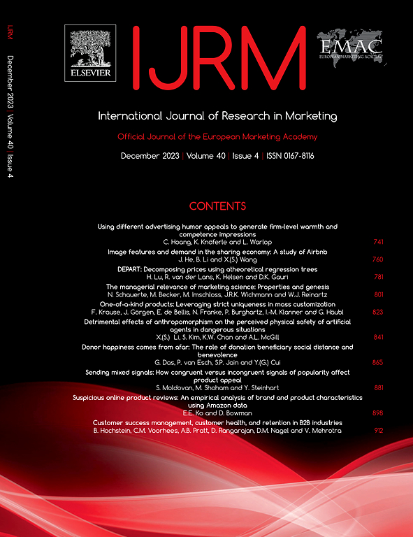Go to journal home page - International Journal of Research in Marketing